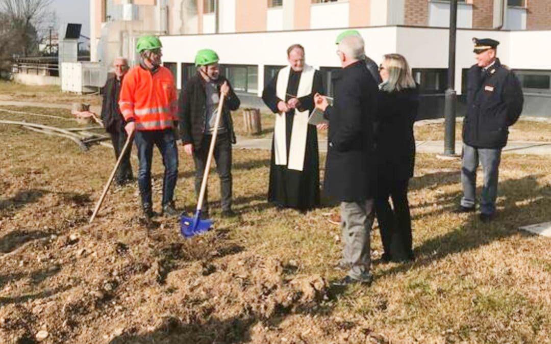Ampliamento Anni Sereni: posata la prima pietra della nuova ala della casa di riposo